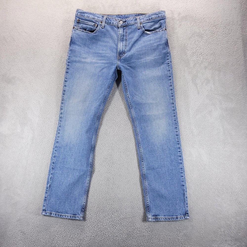 Levis 511 Jeans Mens 38x30 Blue Slim Straight Light Wash Stretch‎ Comfort
